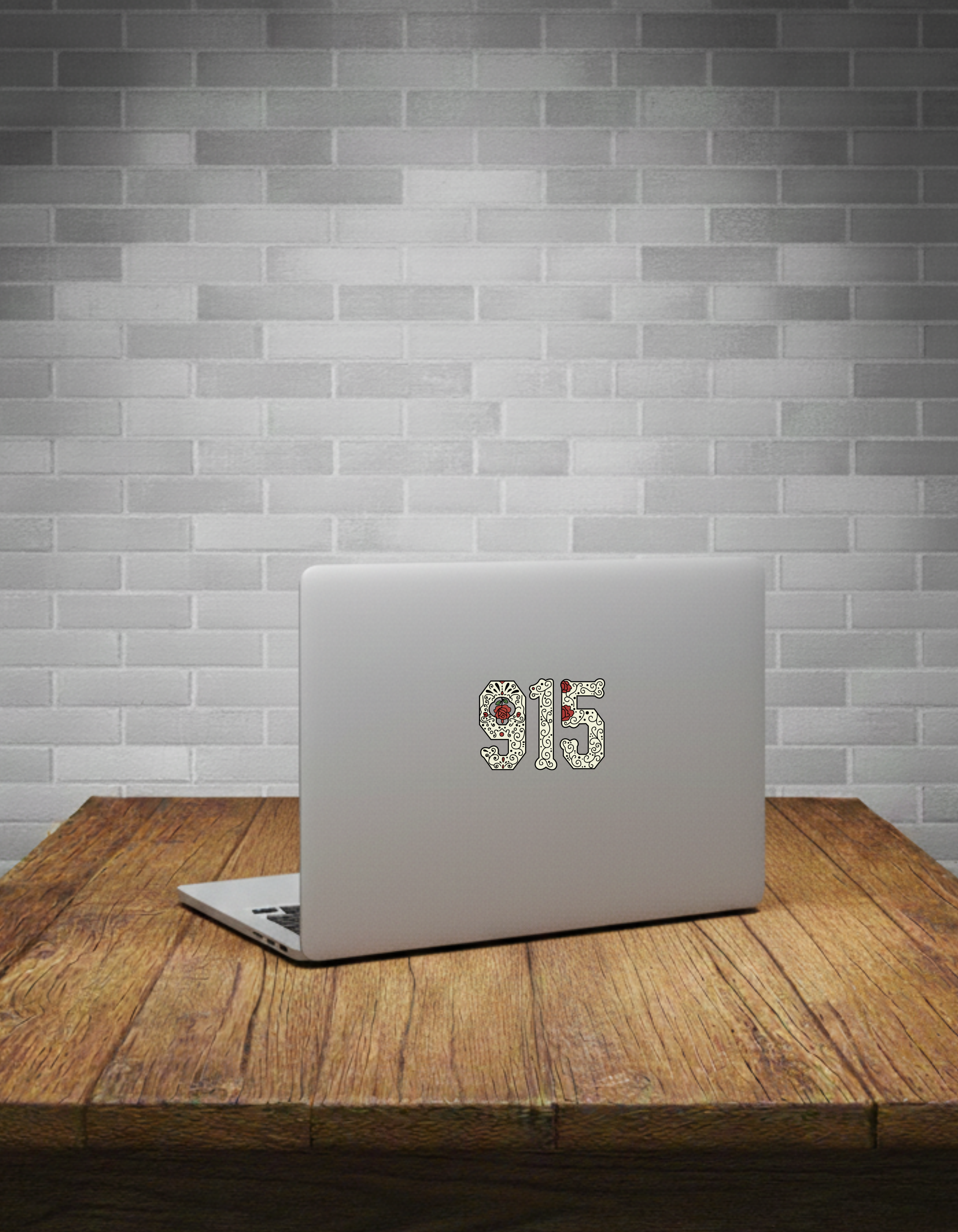 915 Calavera Bones UV Sticker