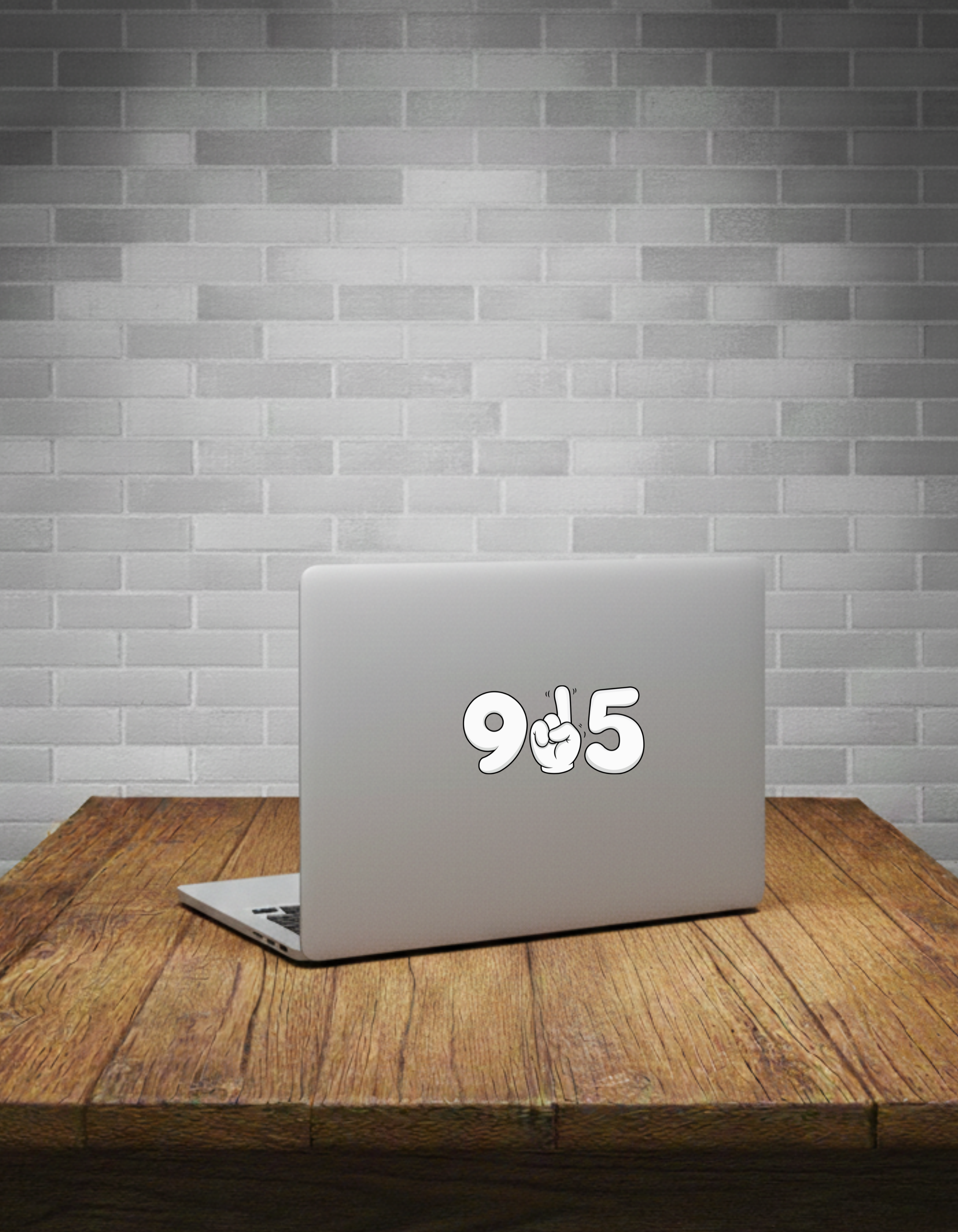 915 "Cartoon Hand" UV Sticker