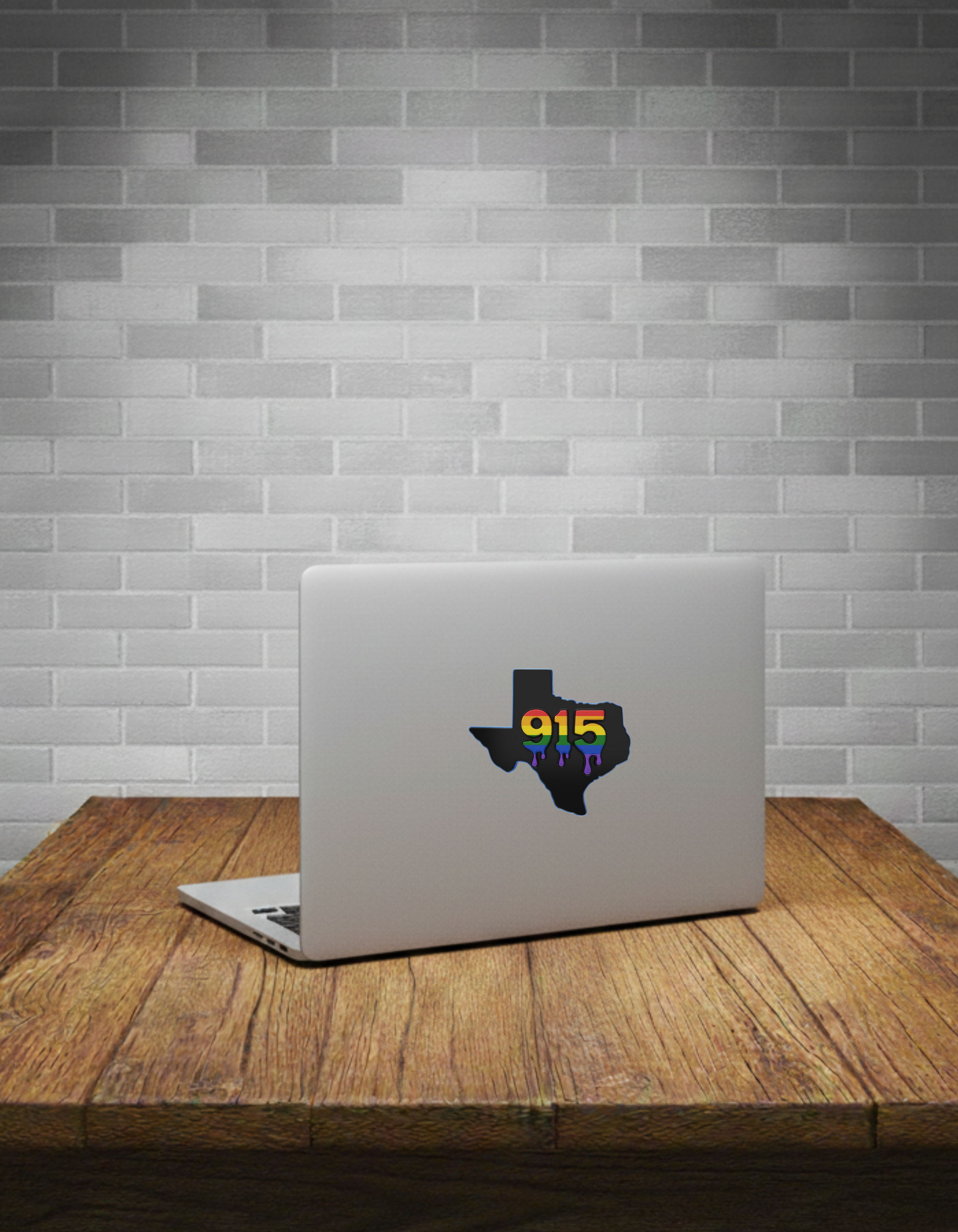 915 Rainbow Pride Texas UV Sticker
